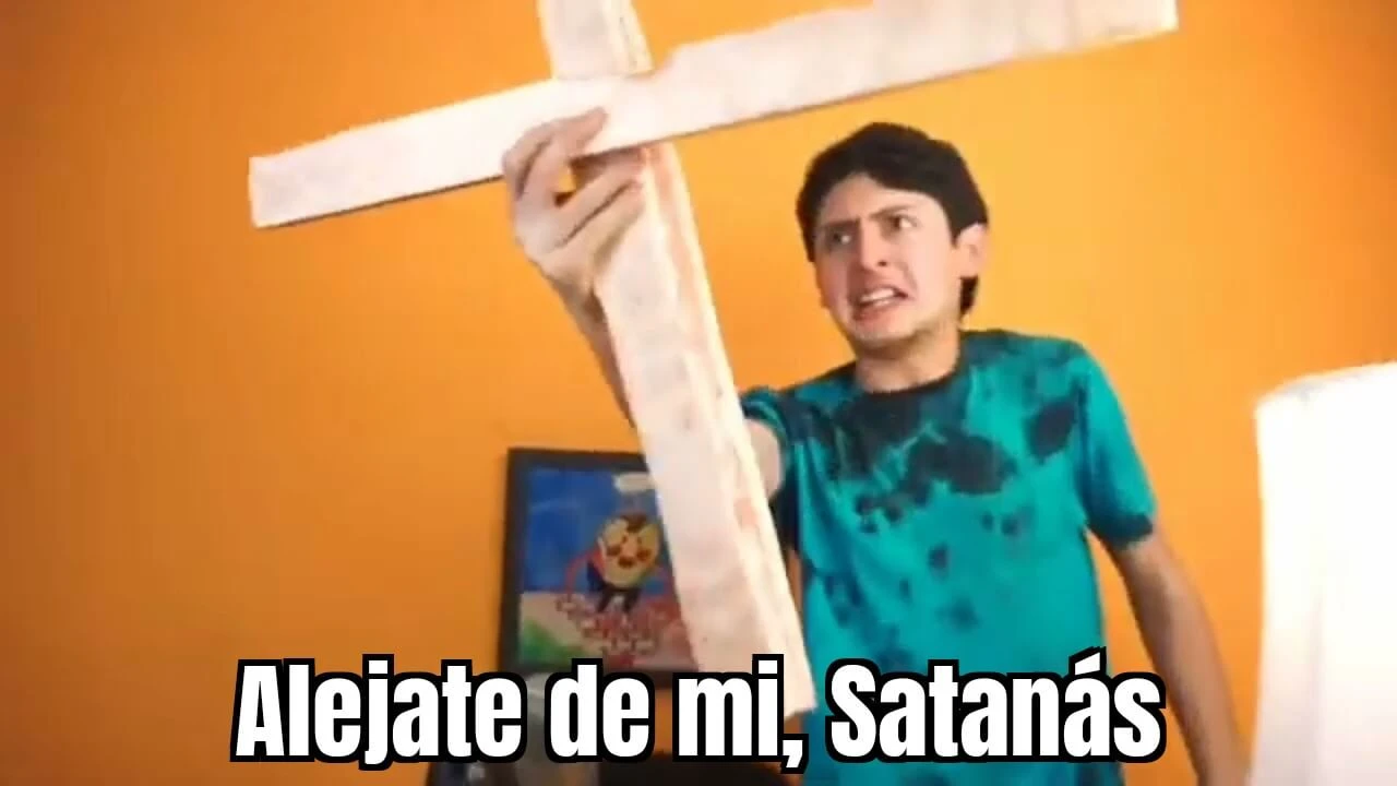 Plantilla de Alejate de mi, Satanás