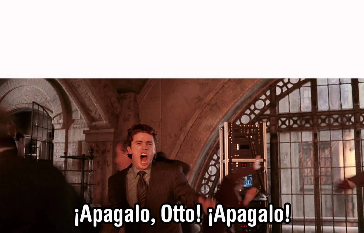 Plantilla de ¡Apagalo Otto, apagalo!