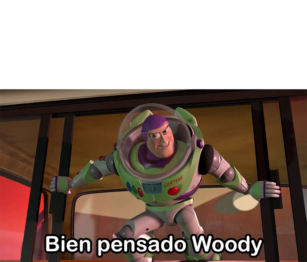 Plantilla de Bien pesando Woody