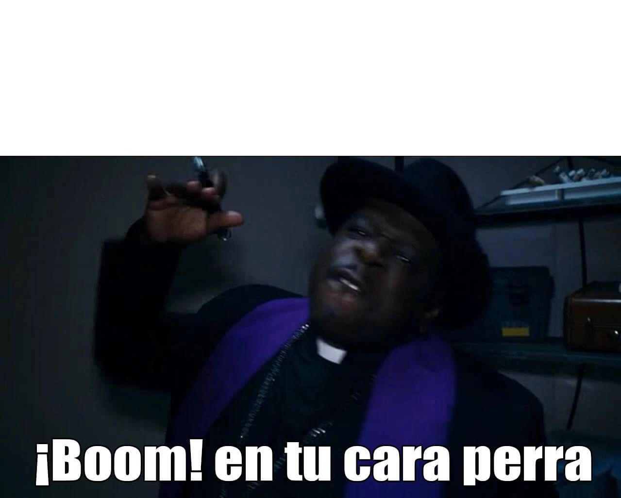 Plantilla de ¡Boom! en tu cara perra