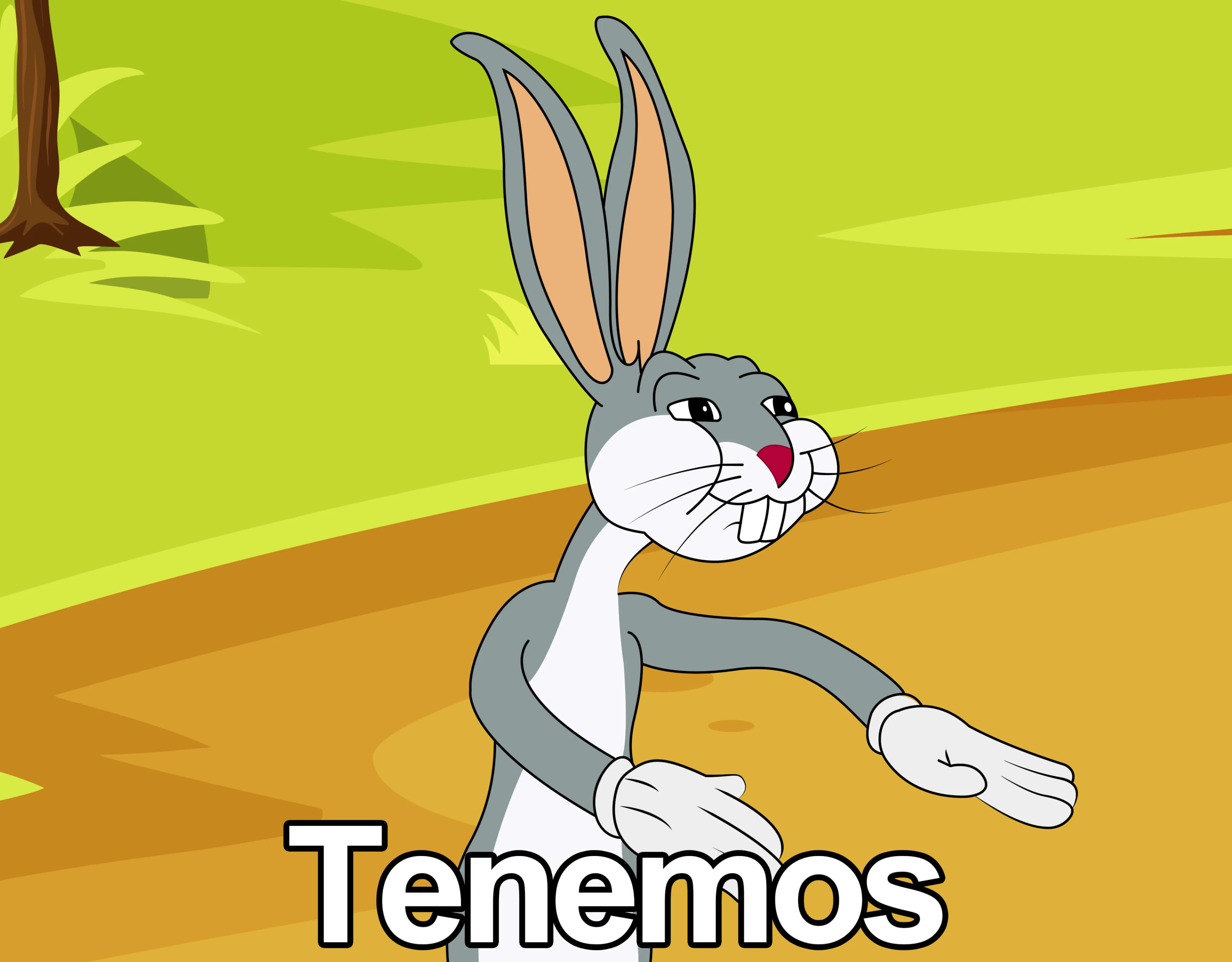 Plantilla de Bugs Bunny Tenemos