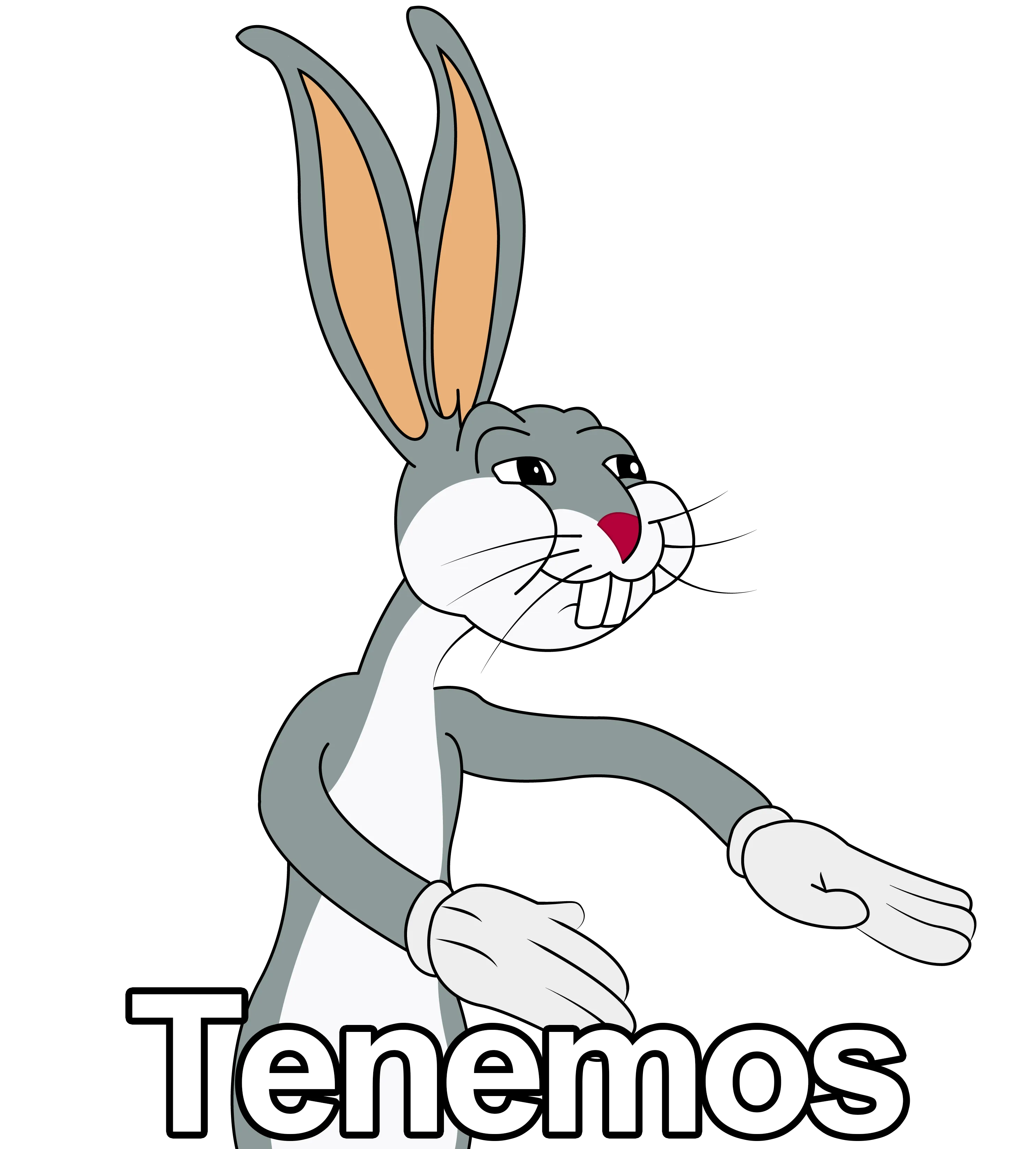 Plantilla de Bugs Bunny Tenemos