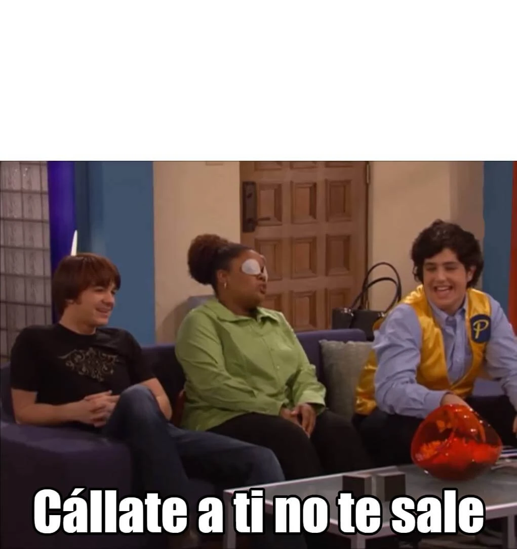 Plantilla de Cállate a ti no te sale