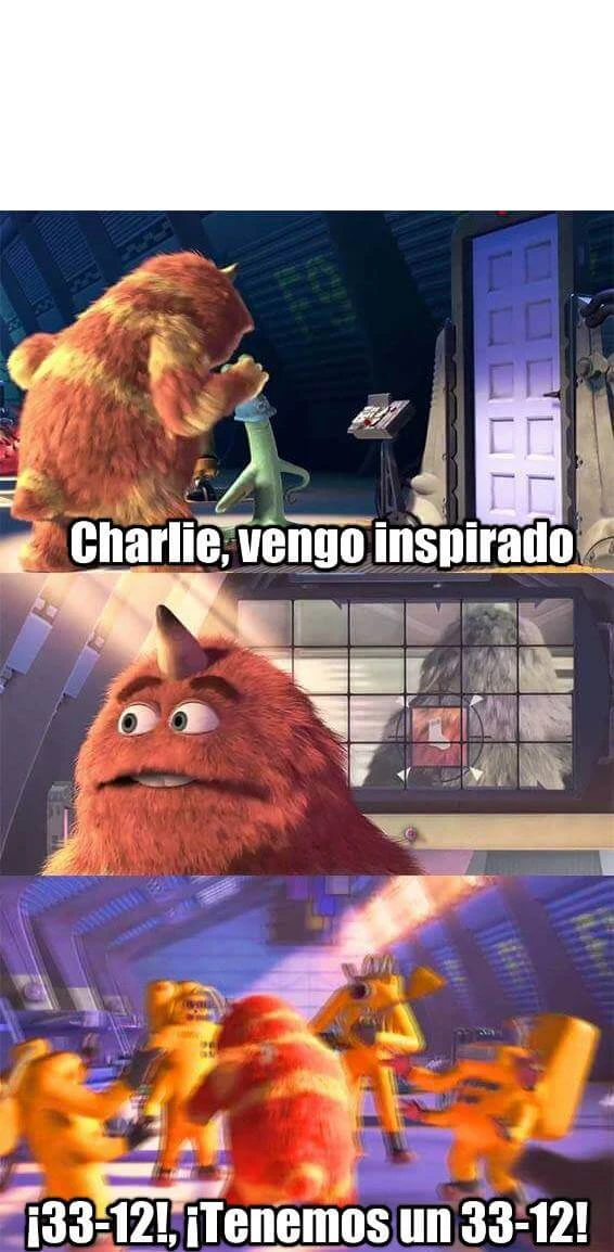 Plantilla de Charlie vengo inspirado