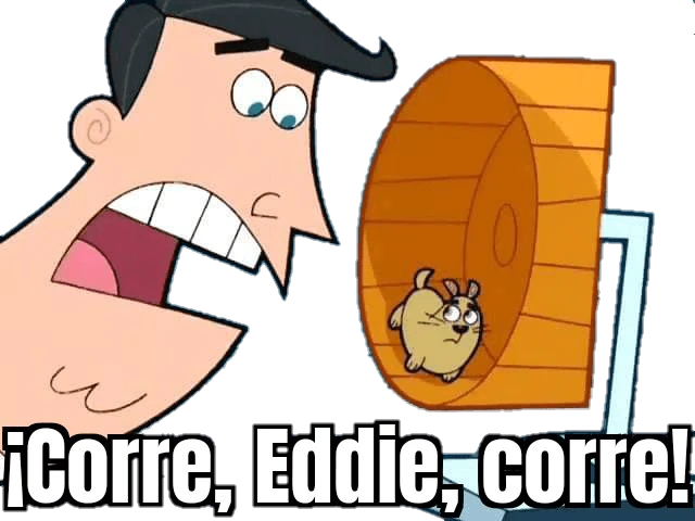 Plantilla de ¡Corre, Eddie, corre!