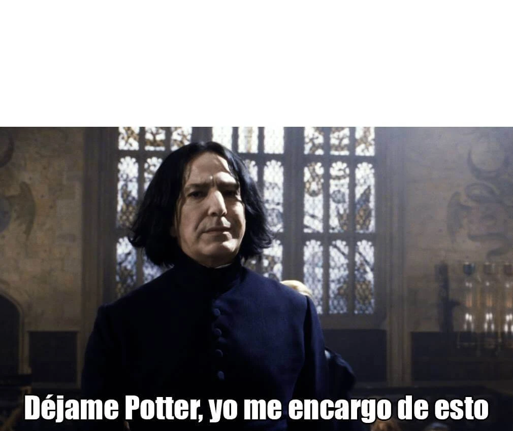 Plantilla de Déjame Potter, yo me encargo de esto