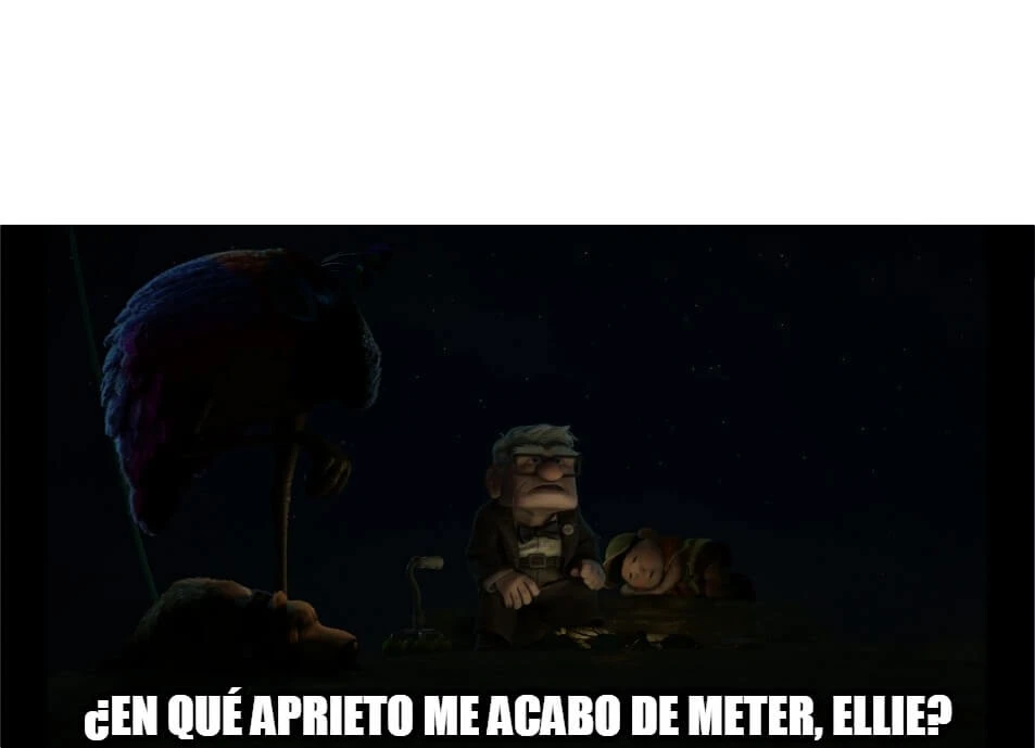 Plantilla de ¿En qué aprieto me acabo de meter, Ellie?