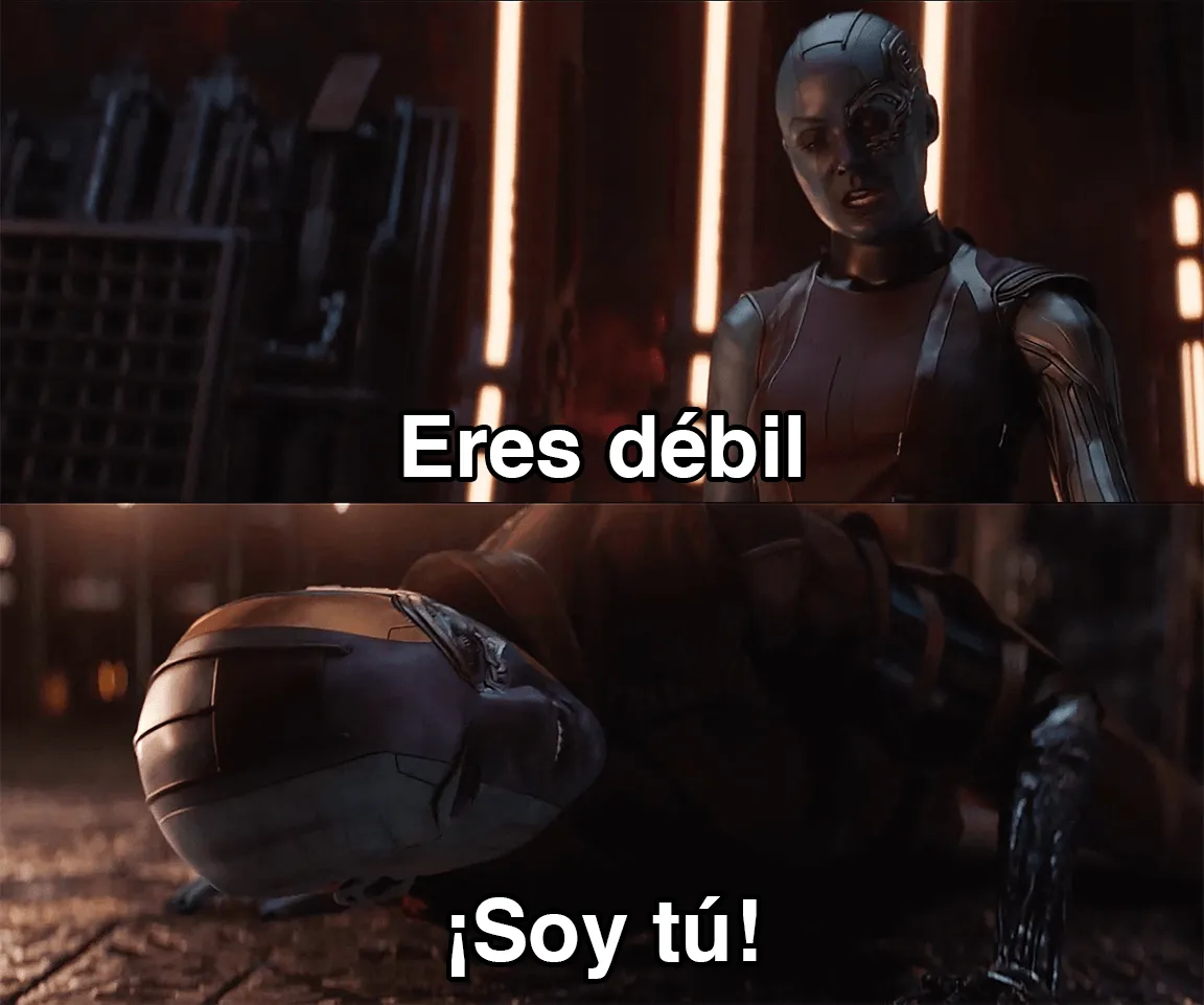 Plantilla de ¡Eres débil! | ¡Soy tú!