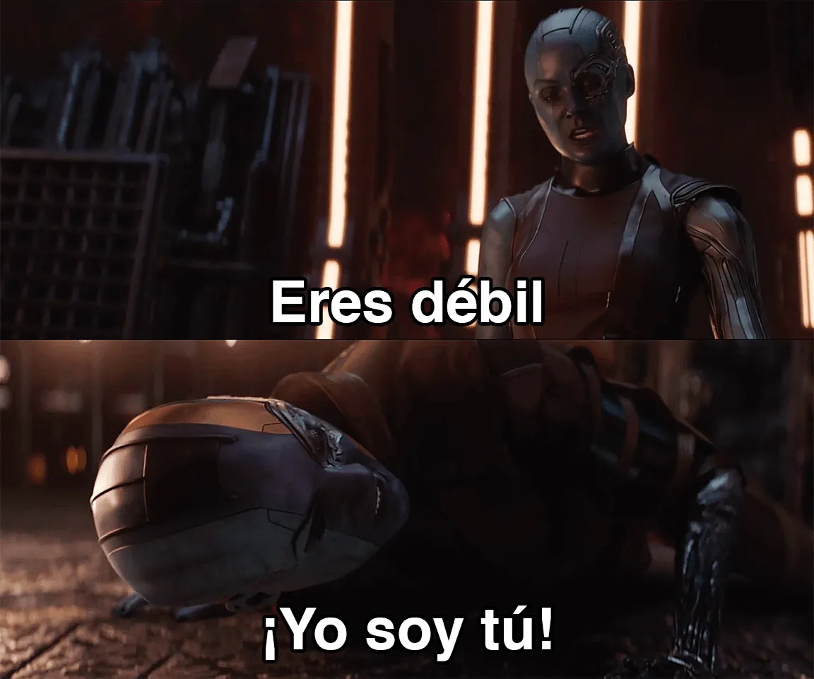 Plantilla de ¡Eres débil! | ¡Soy tú!