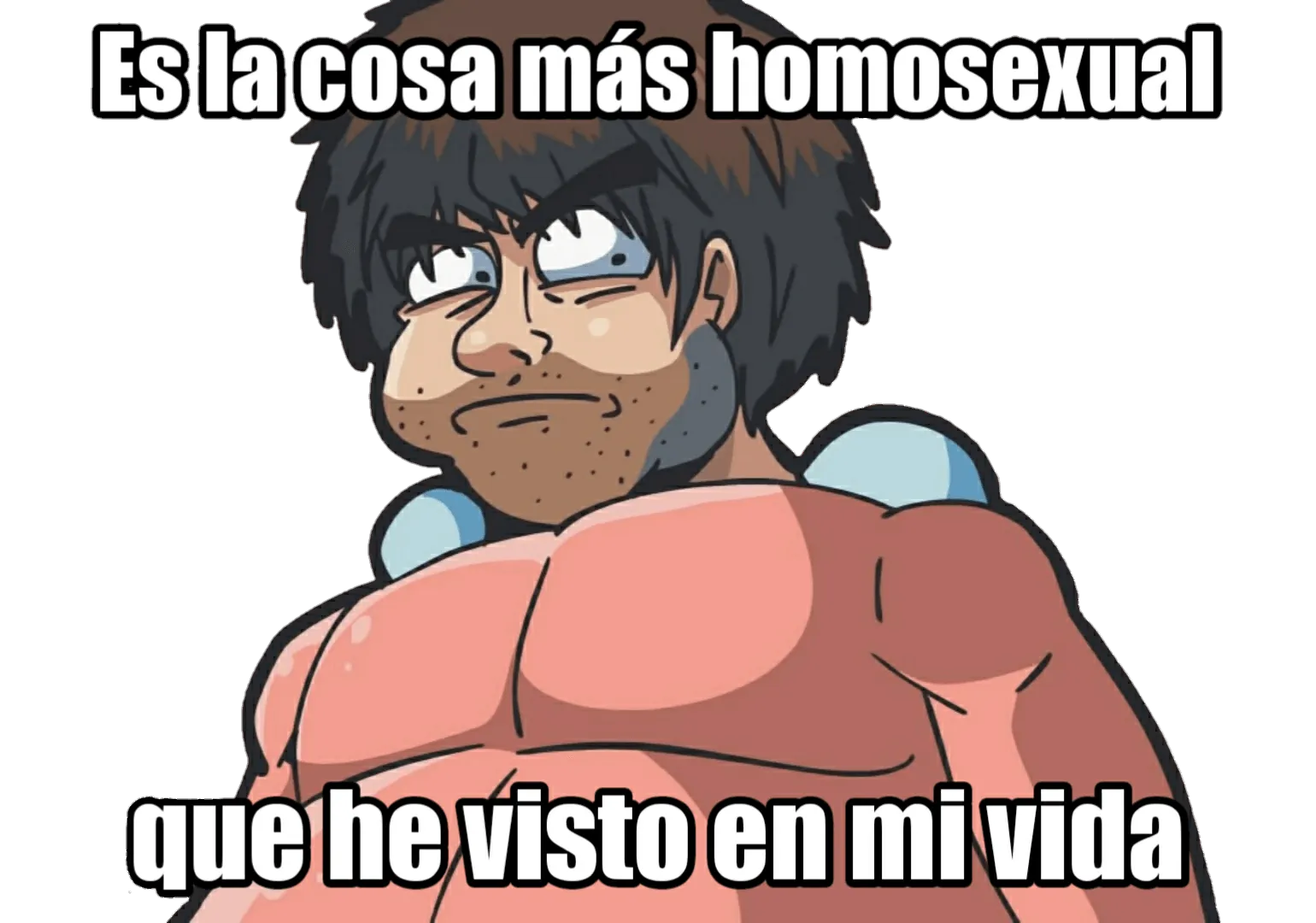 Plantilla de Es lo más homosexual que he visto en mi vida