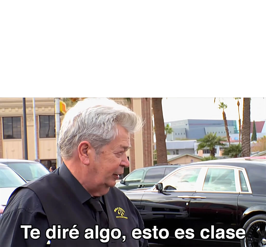 Plantilla de Eso es tener clase