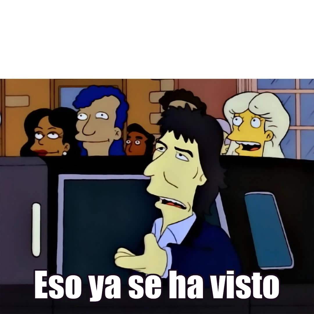 Plantilla de eso ya se ha visto