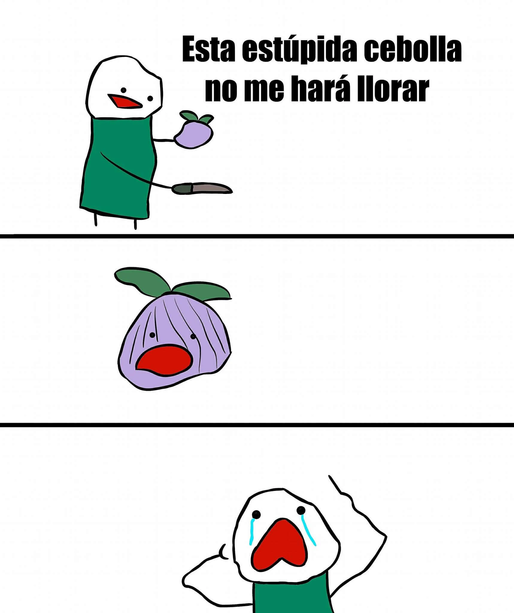 Plantilla de Esta cebolla no me hará llorar