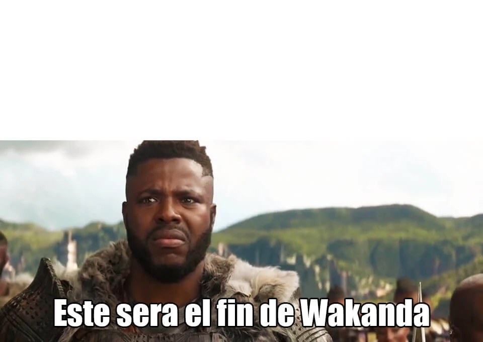 Plantilla de Este sera el fin de Wakanda