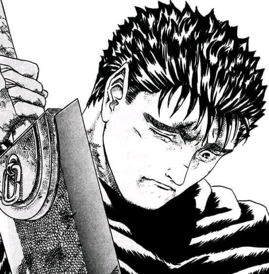 Plantilla de Guts triste