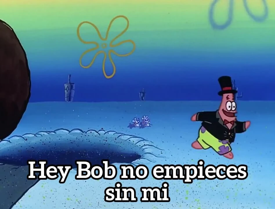 Plantilla de Hey Bob no empieces sin mi