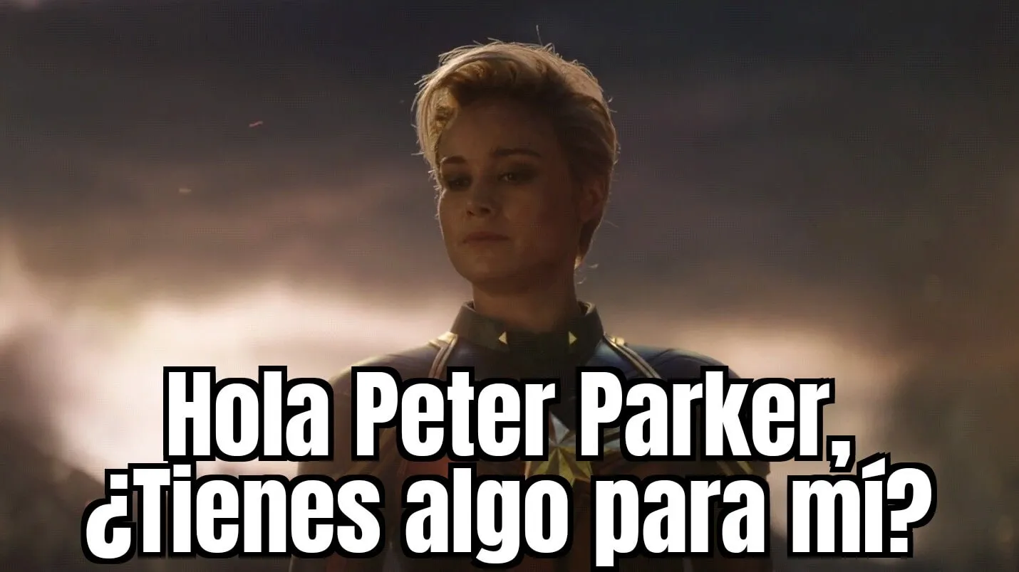 Plantilla de Hola Peter Parker, ¿Tienes algo para mí?