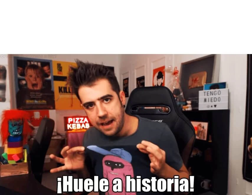 Plantilla de Huele a historia