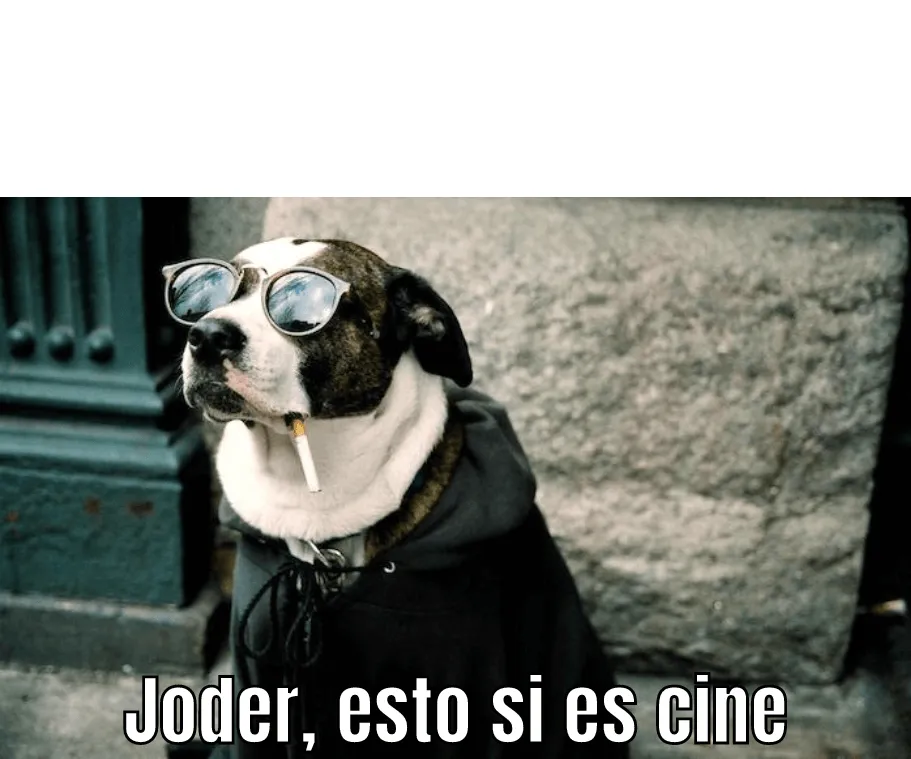 Plantilla de Joder, esto si es cine