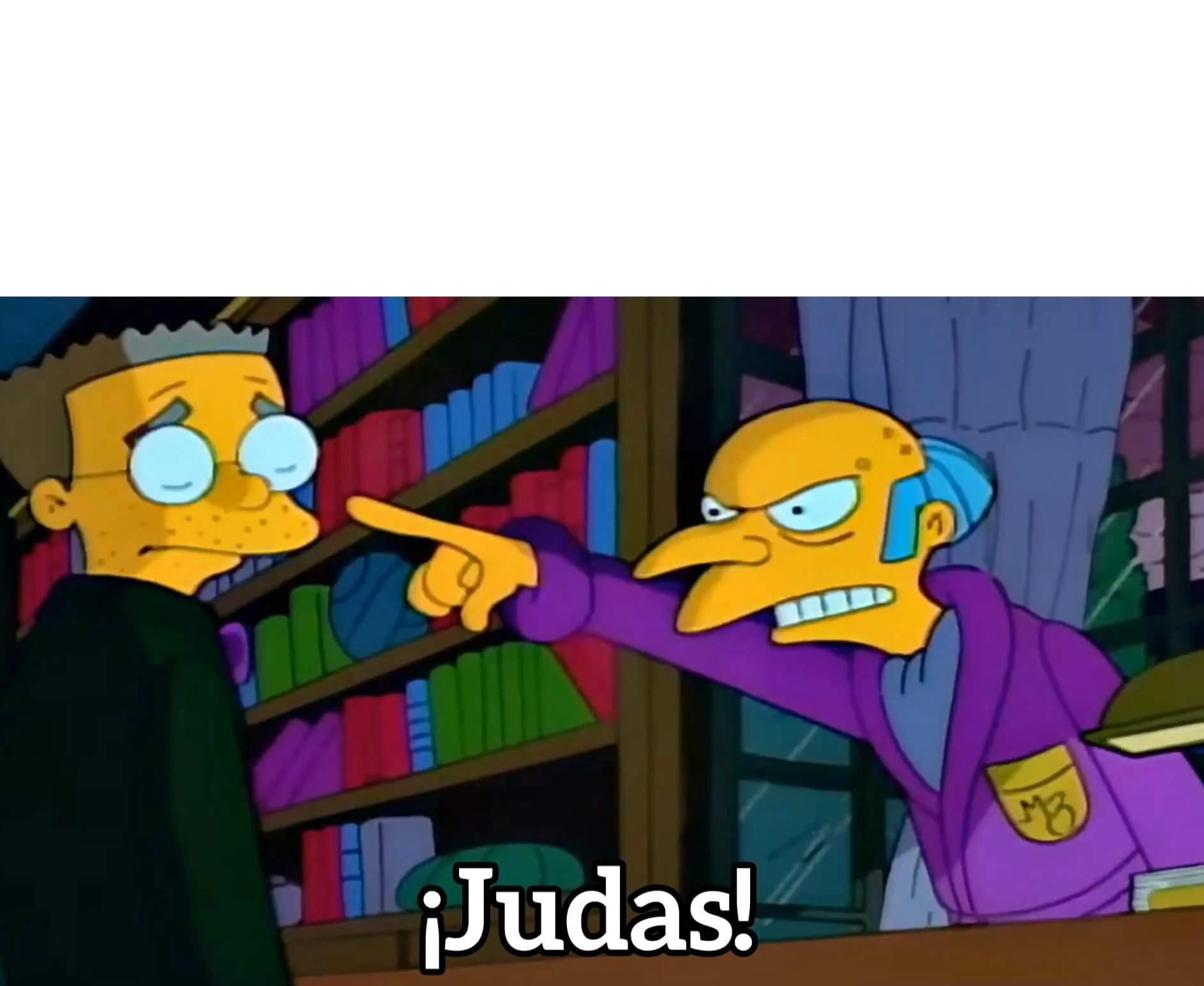 Plantilla de ¡Judas!