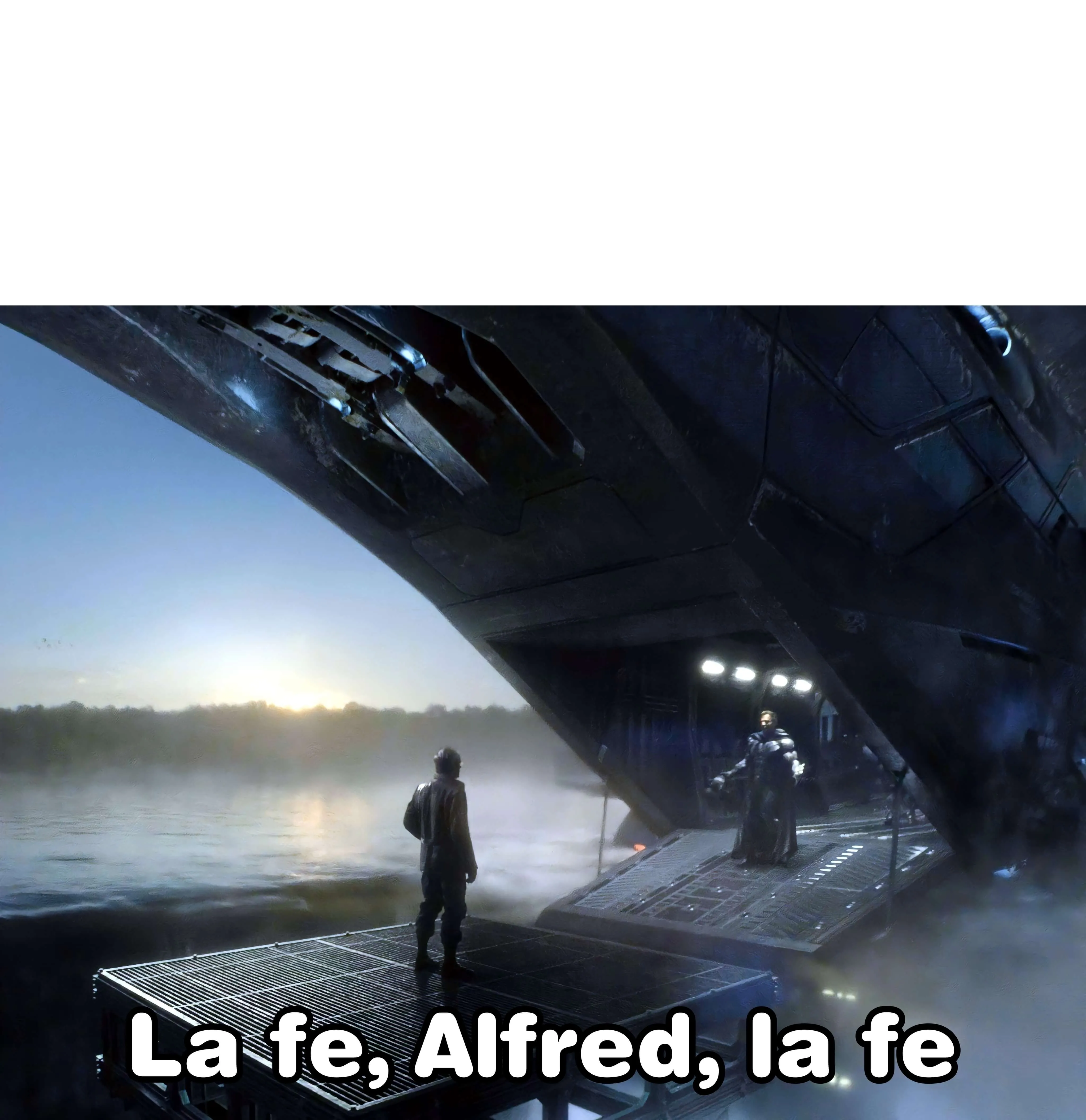 Plantilla de La fe, Alfred, la fe