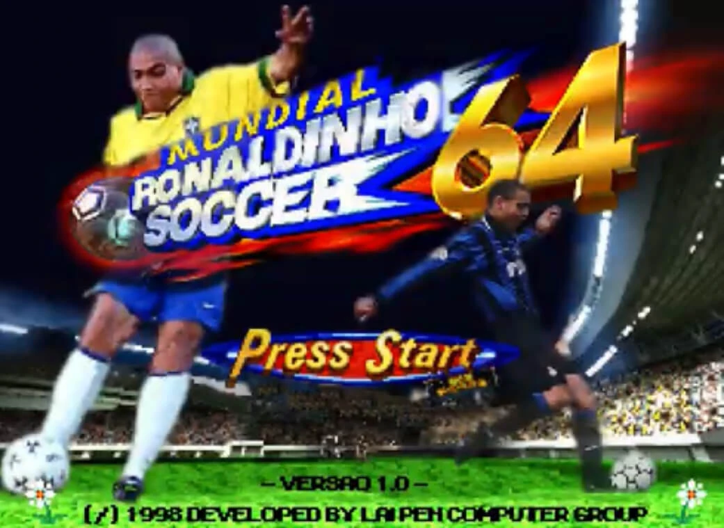 Plantilla de Mundial Ronaldinho Soccer 64