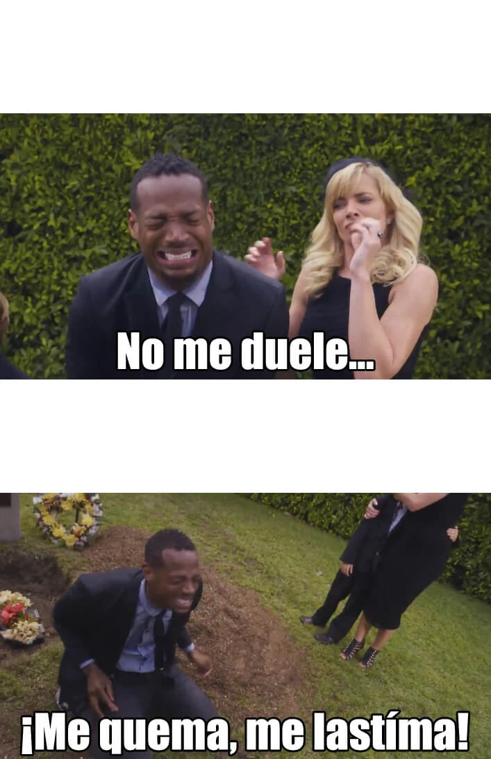 Plantilla de No me duele... | Me quema, me lastima