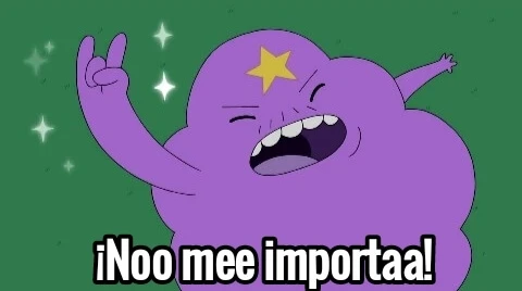 Plantilla de ¡No me importa!