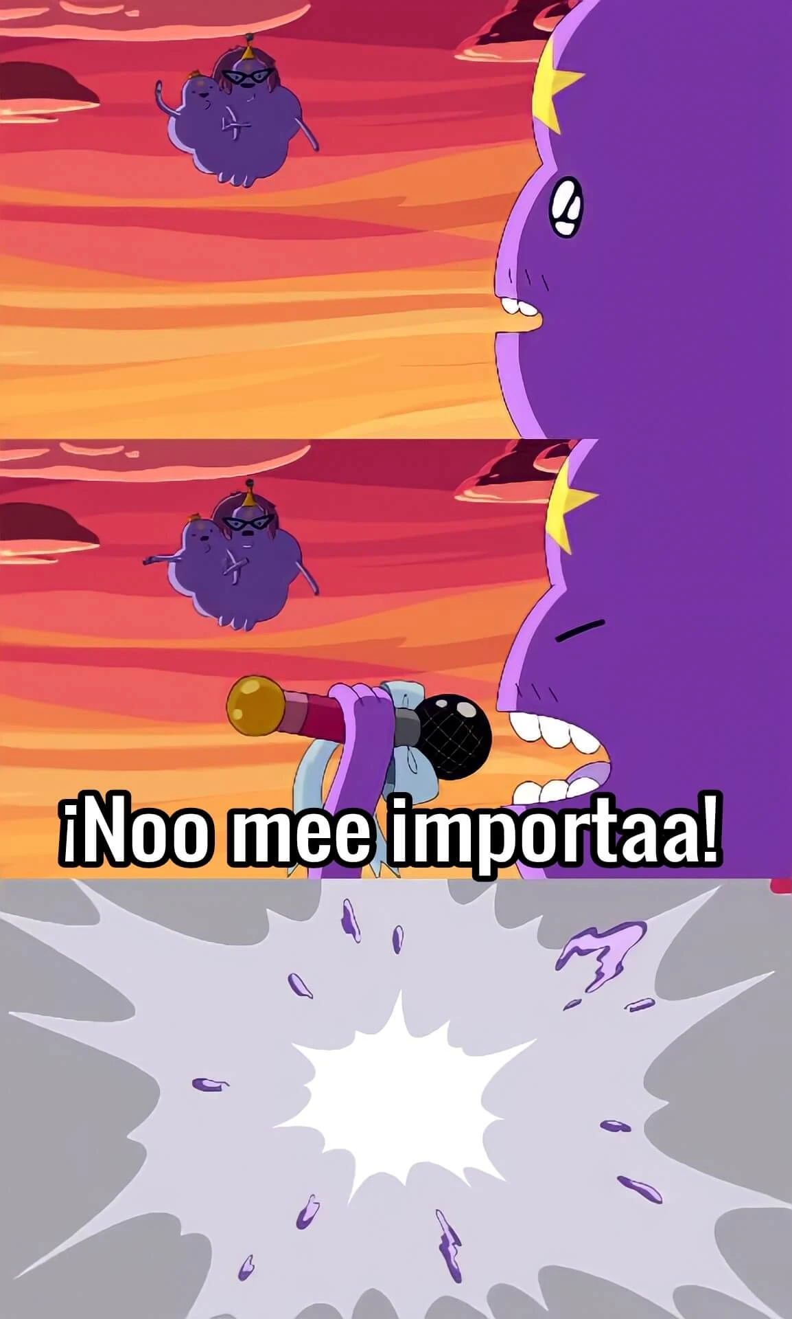 Plantilla de ¡No me importa!