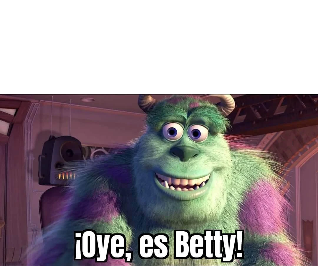 Plantilla de ¡Oye, es Betty!