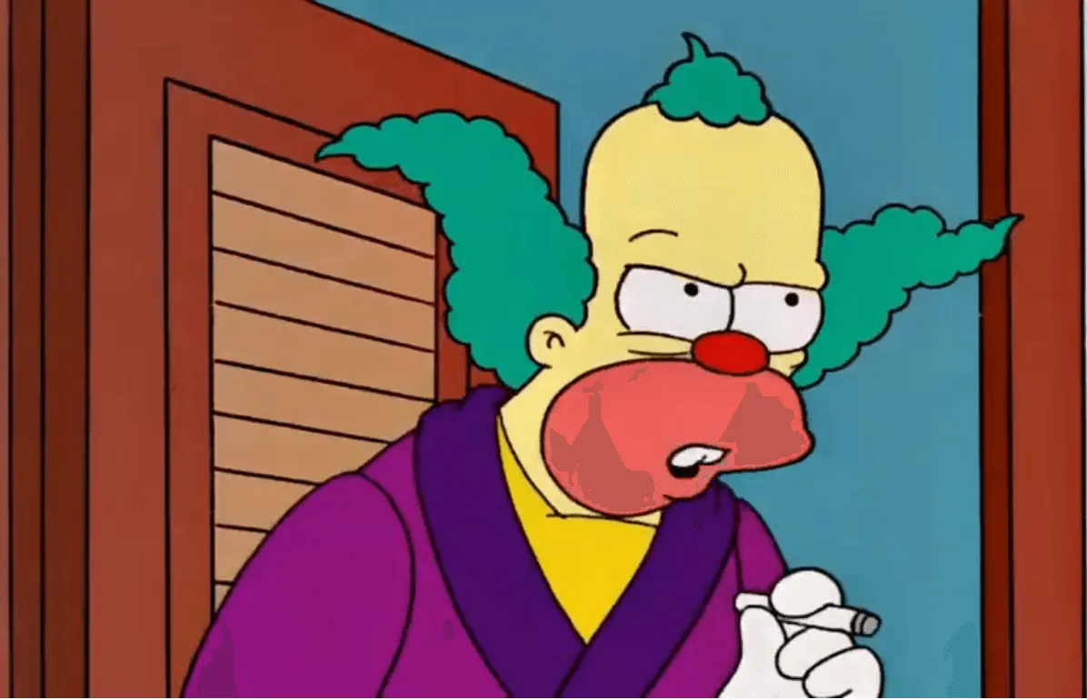 Plantilla de Padres protestando | Krusty diciendo que no