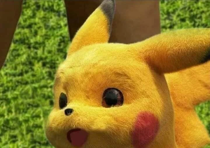 Plantilla de Pikachu confundido / sorprendido / sonriendo