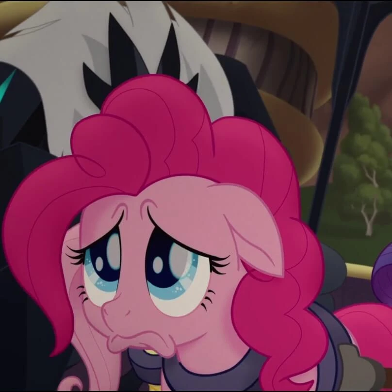 Plantilla de Pinkie Pie Triste | Pinkie Pie Feliz