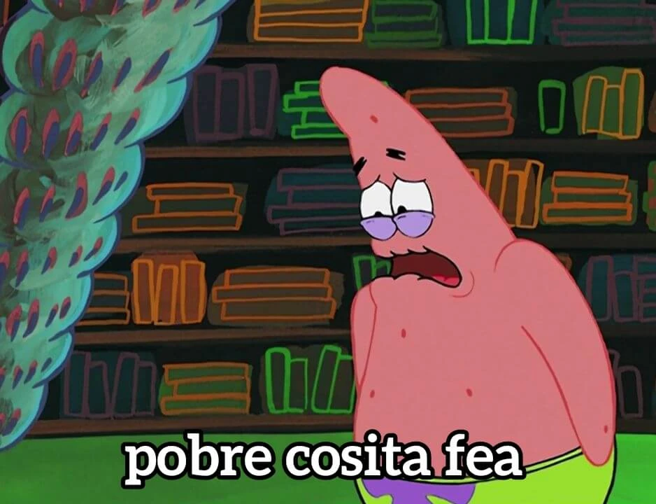 Plantilla de Pobre cosita fea