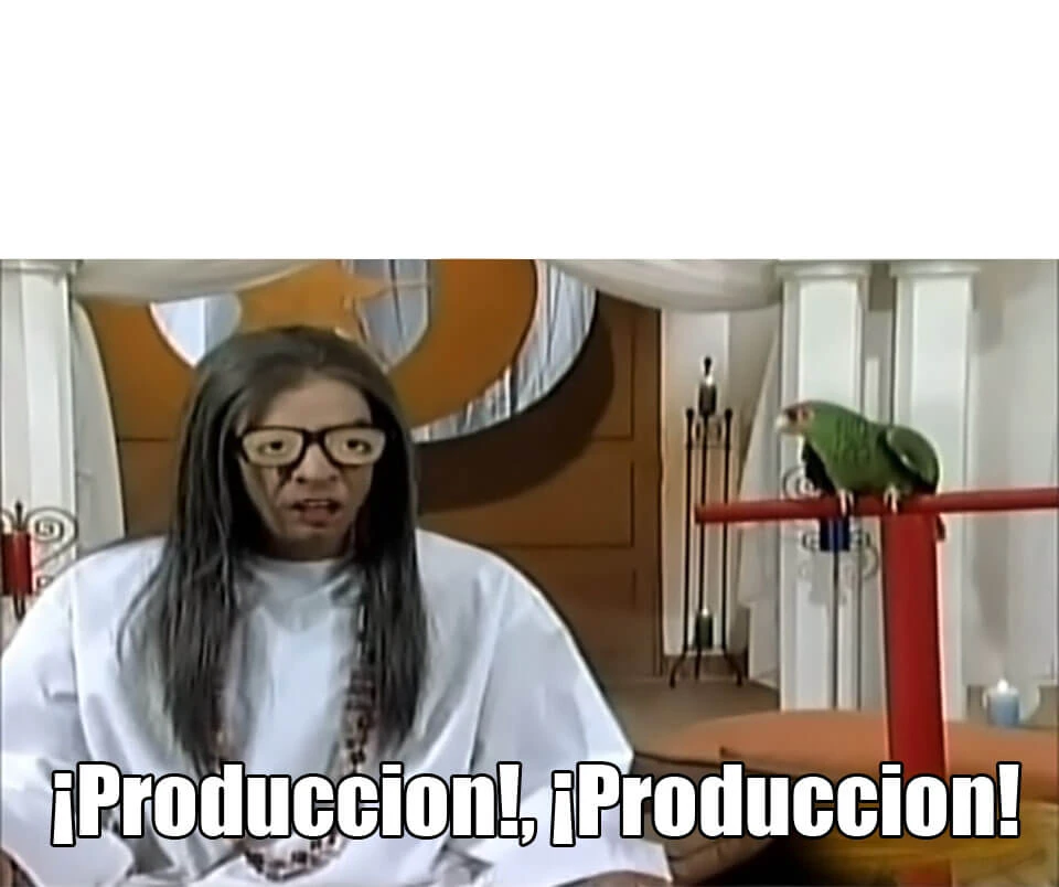 Plantilla de ¡Producción! ¡Producción!