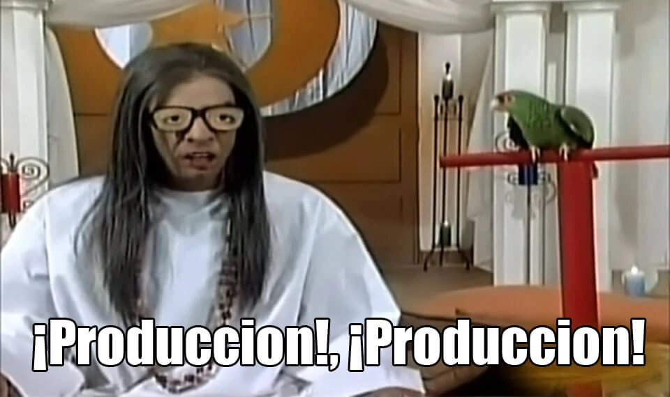 Plantilla de ¡Producción! ¡Producción!