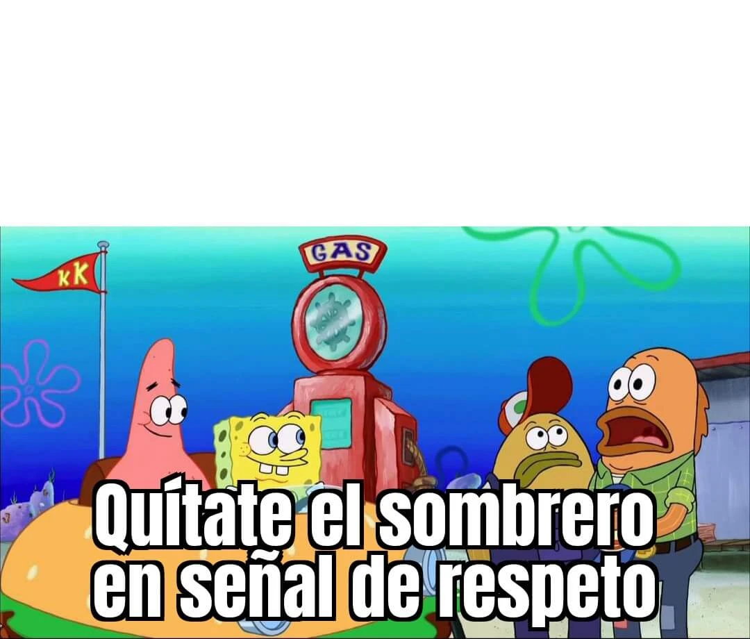 Plantilla de Quítate el sombrero en señal de respeto | ¡Respeto por los muertos!