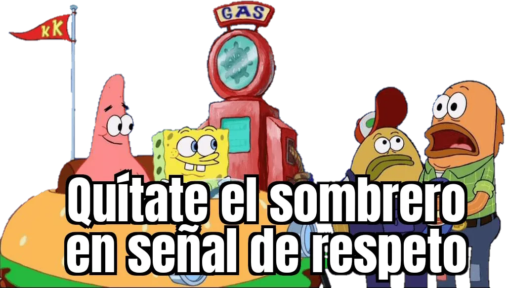 Plantilla de Quítate el sombrero en señal de respeto | ¡Respeto por los muertos!