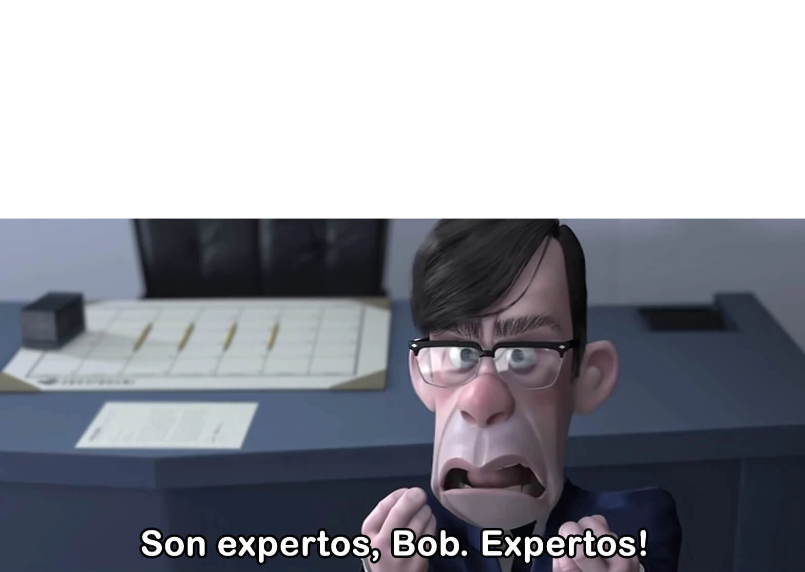 Plantilla de Son expertos, Bob. Expertos!