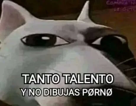 Plantilla de TANTO TALENTO Y NO DIBUJAS P0RN0