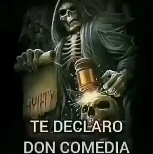 Plantilla de Te declaro Don Comedia