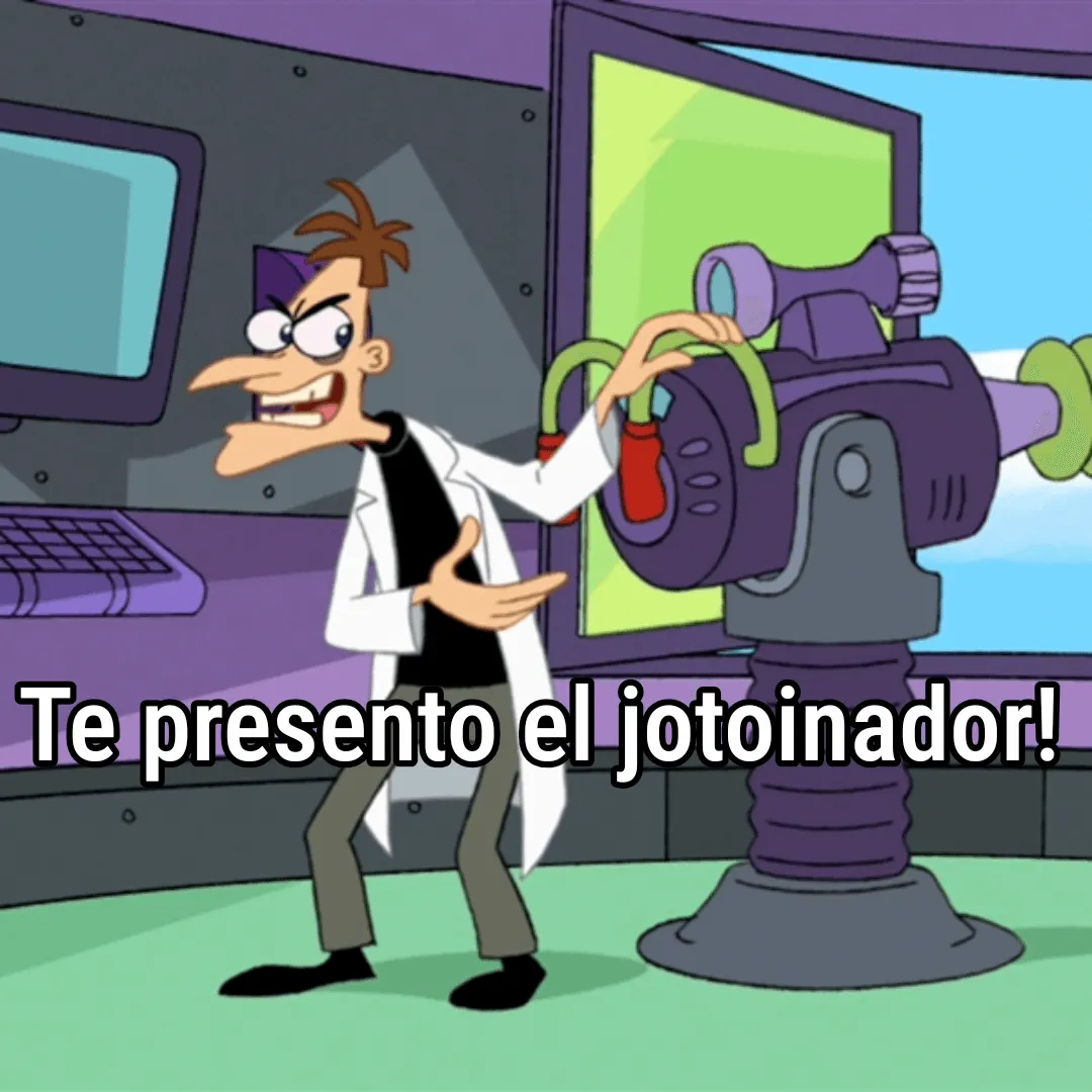 Plantilla de Te presento el Jotoinador