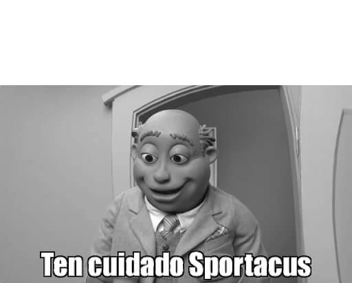 Plantilla de Ten cuidado, Sportacus