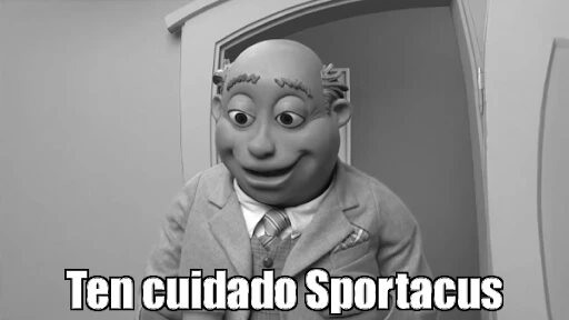 Plantilla de Ten cuidado, Sportacus