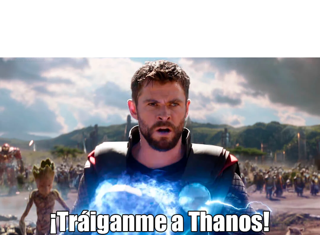 Plantilla de Tráiganme a Thanos