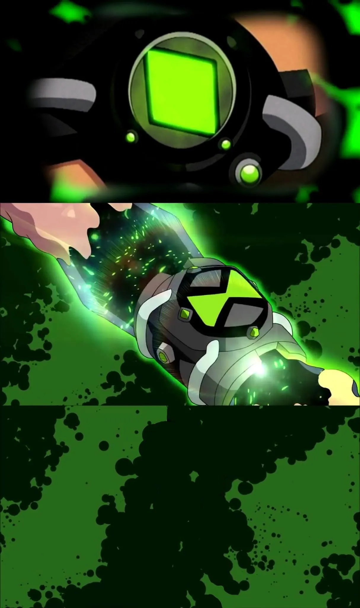 Plantilla de Transformación Omnitrix | Secuencia