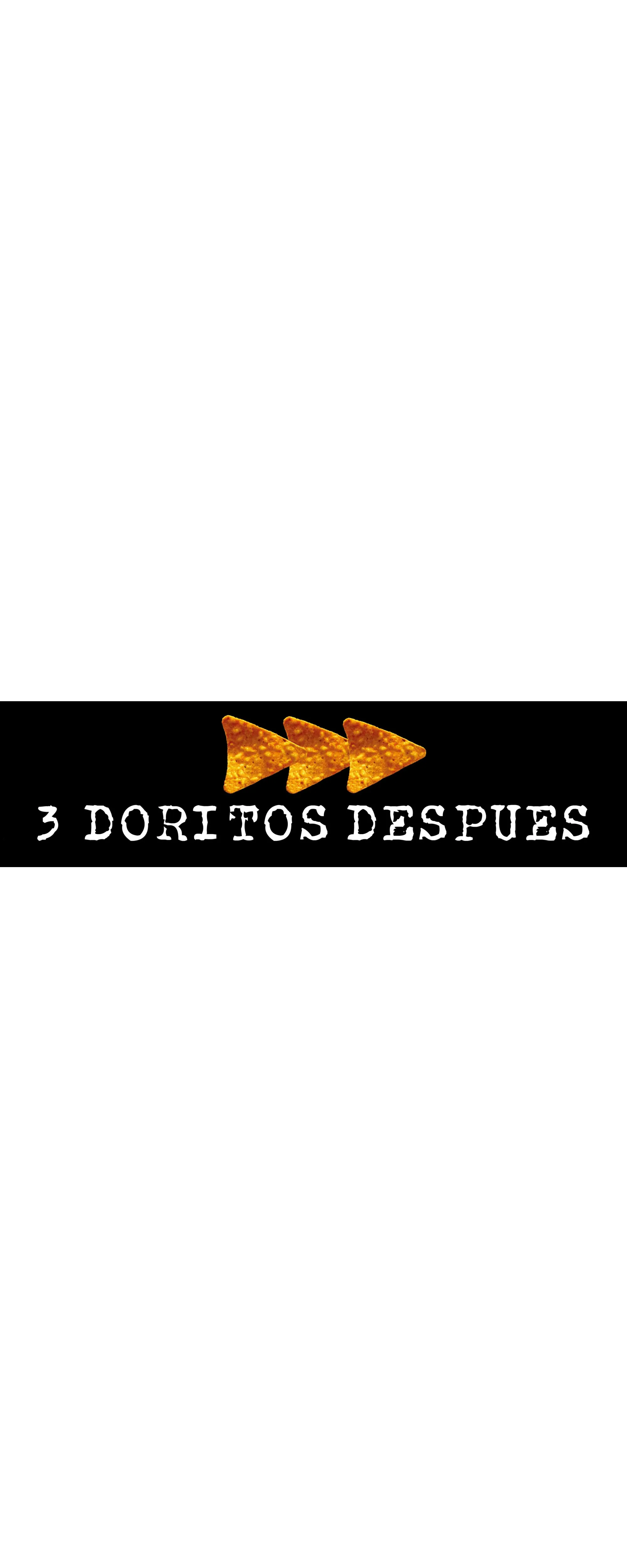 Plantilla de Tres doritos después y antes