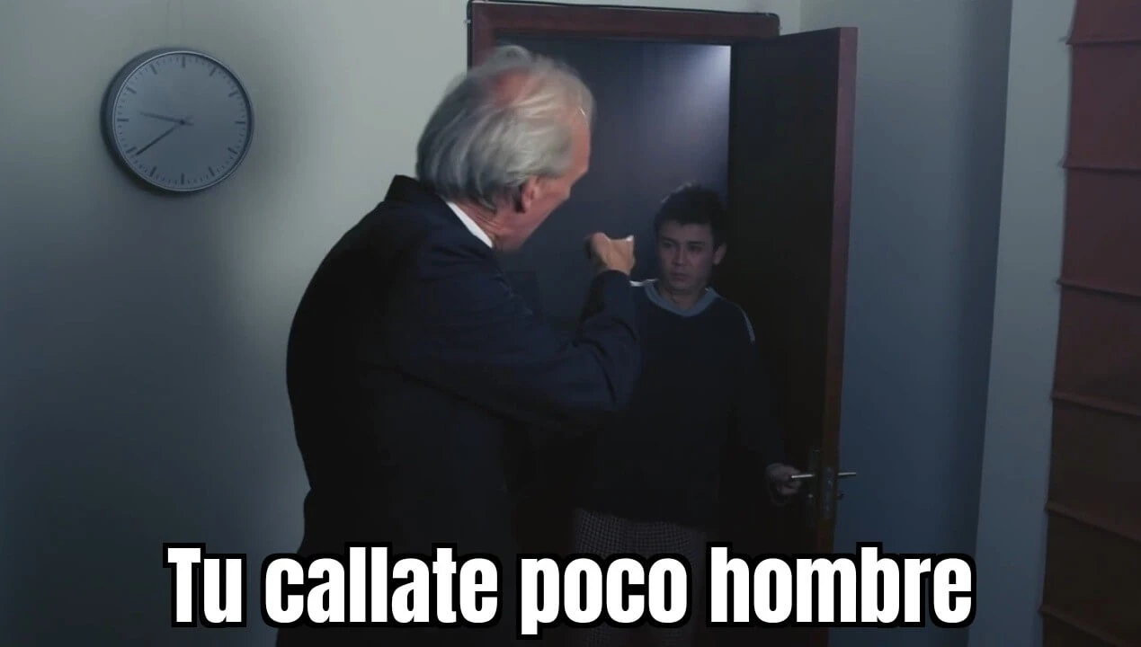 Plantilla de Tu callate poco hombre