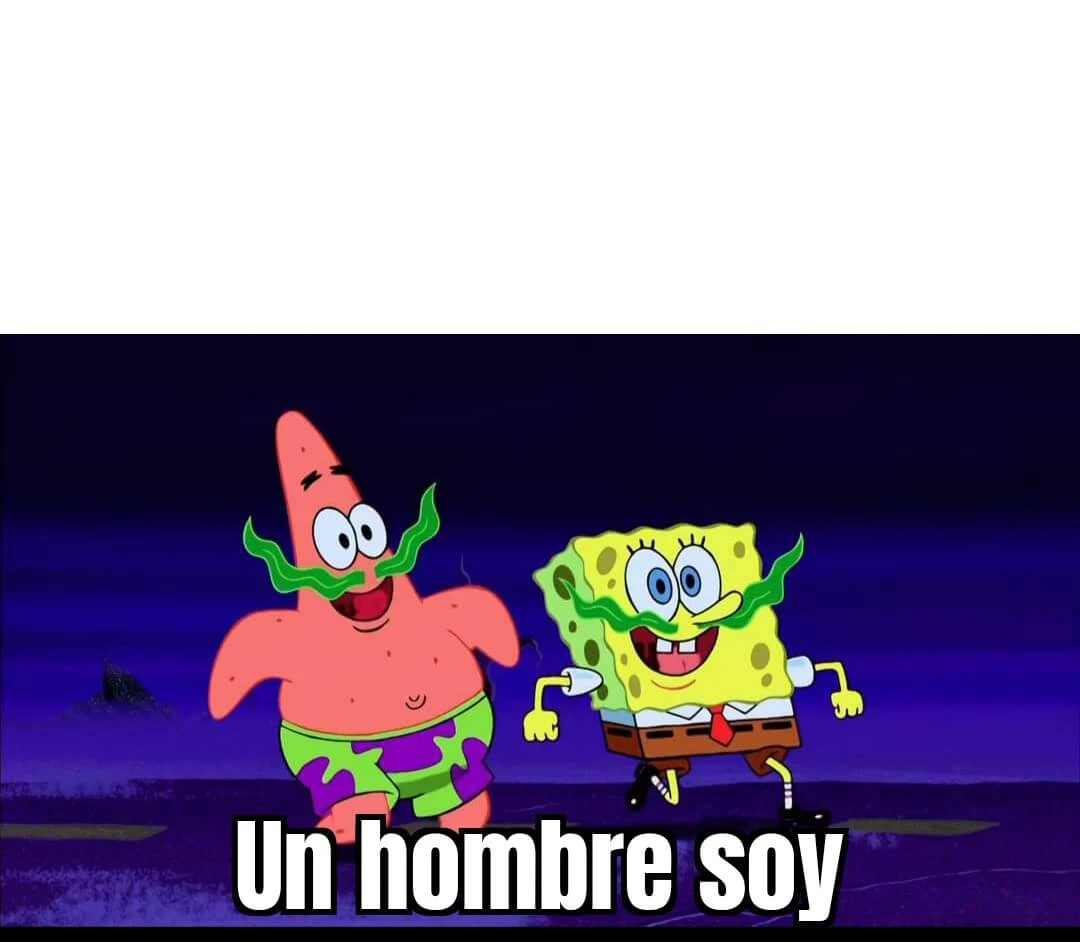 Plantilla de Un hombre soy