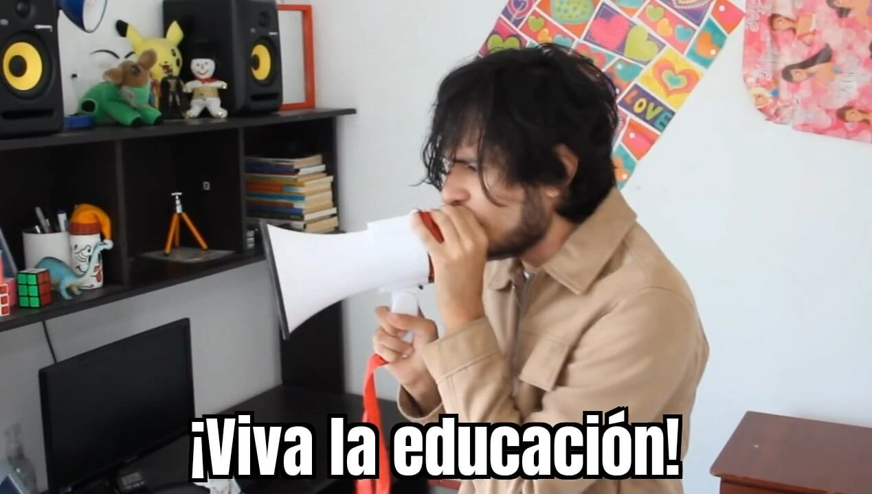 Plantilla de ¡Viva la educación!